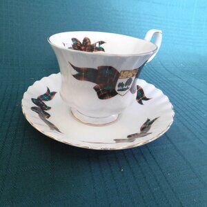 Royal Albert Prince Edward Island tartan cup and saucer